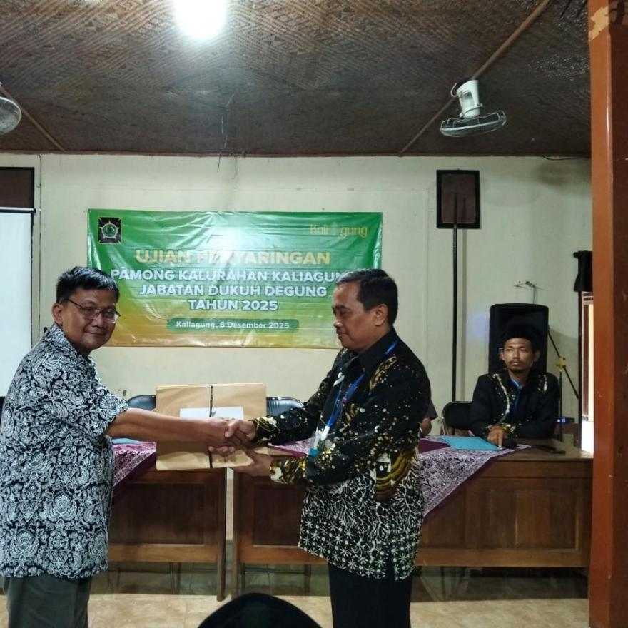 Tim Penjaringan dan Penyaringan Pamong Gelar Ujian Pengisian Pamong Jabatan Dukuh Degung